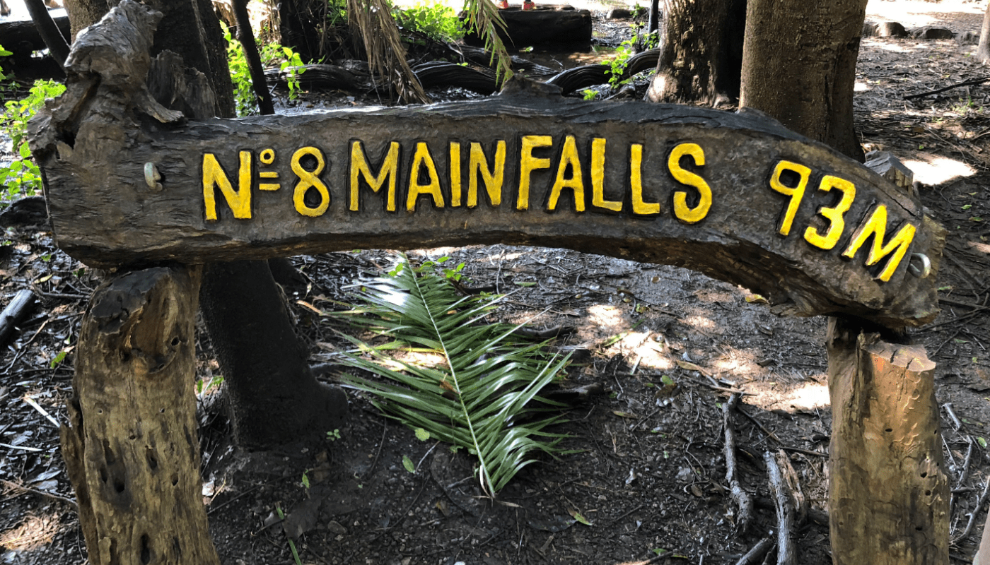 Galley Slider - 8 Mainfalls 93M Sign Sustainable Safaris Africa - Destinations - Victoria Falls - 8 Mainfalls 93M Sign