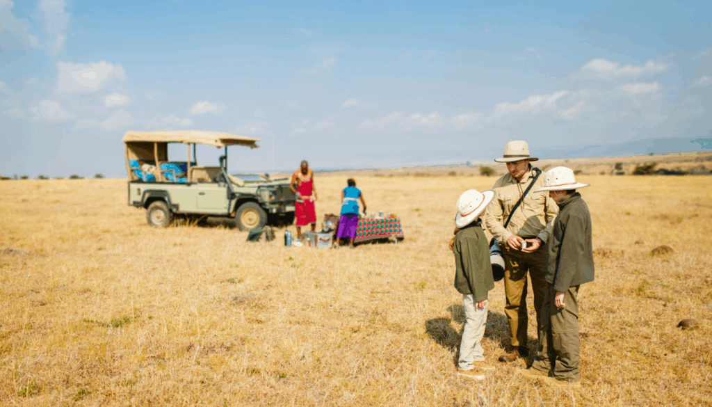 Sustainable Safaris Africa - Experiences - Family Safari in Africa - Family Safari Breakfast in the Bush