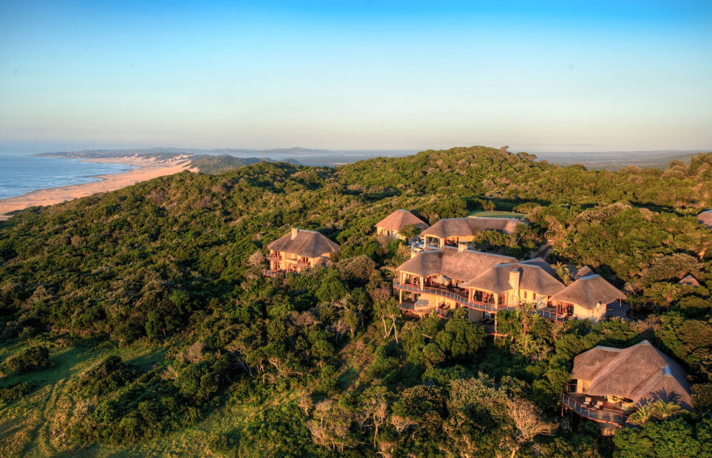 S008 - IT2 - Aerial View of Oceana Beach and Wildlife Reserve Sustainable Safaris Africa - Journeys - Luxury Eastern Cape Couples Safari - Aerial View of Oceana Beach and Wildlife Reserve